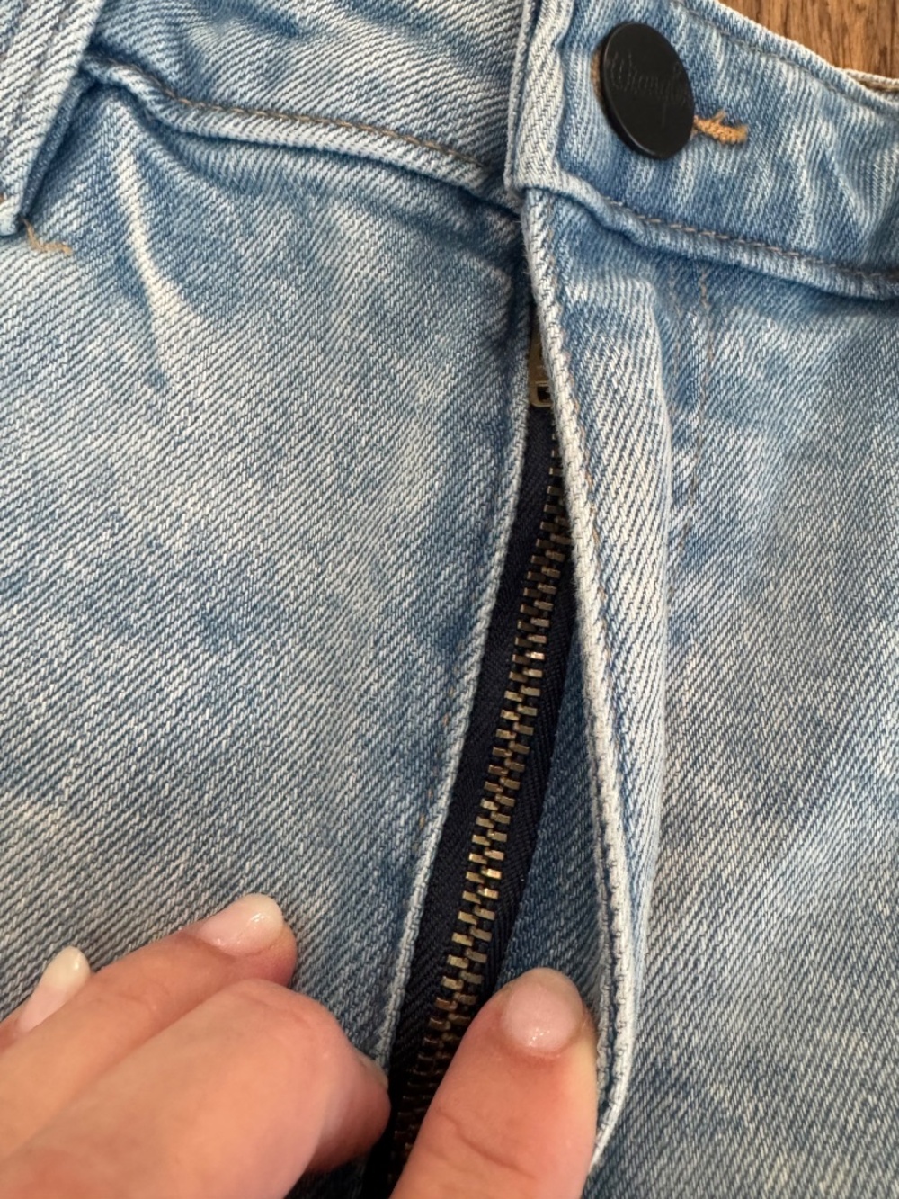 Wrangler X Hot Wheels Denim Jean Shorts Flame Pocket Women's SIze 30 - Picture 3 of 9